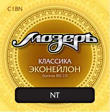 C1BN Комплект струн для классической гитары, эконейлон/бронза, среднее натяжение, Мозеръ-0