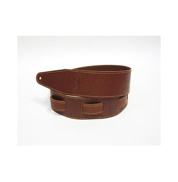 FL66027L11 Leather 11 Ремень для гитары, кожаный, каштан, Fidel-0