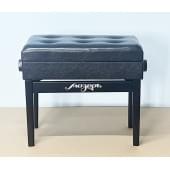 BPM-55/BK Банкетка для пианино или рояля деревянная, черная, Мозеръ
