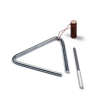 MS-ZH-TR-812 Треугольник с палочкой, 12см, Мастерская Сереброва-0