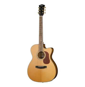 Gold-OC6-Bocote-WCASE-NAT Gold Series Электро-акустическая гитара, цвет натуральный, с чехлом, Cort-0