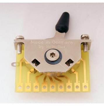 15310005 Megaswitch E+ Переключатель 5-ти позиционный, универсальный, никель, Schaller-0
