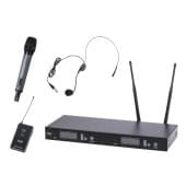 5000-UV Беспроводная микрофонная система, ручной и головной микрофон, LAudio