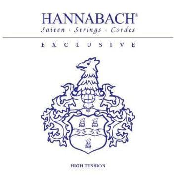 EXCLHT Exclusive Blue Комплект струн для классической гитары, сильное натяжение, Hannabach-0