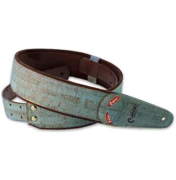 8401070040088 Mojo Cork Teal Ремень для гитары, RightOn Straps-0