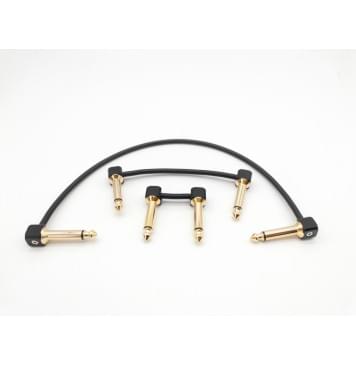 E45-JR-JR-0003-0 Патч-кабель, угловой, беспаечный корпус, 0.03м, ZZcable-0
