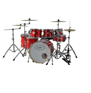 JW227-E2-MRD Барабанная установка (4 коробки), красная, TJW-0