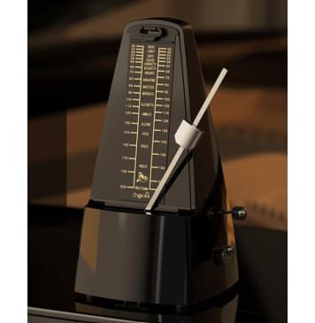 WSM-305-BK Метроном механический, черный, Cherub-0