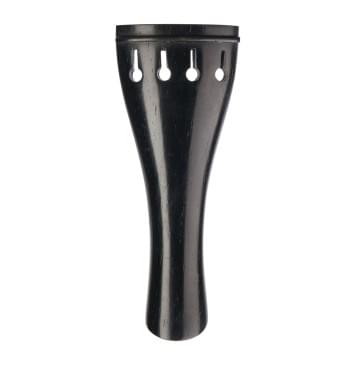 VT01E-1/8 Струнодержатель для скрипки, круглый. Материал - черное дерево. WBO-0