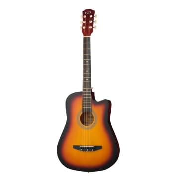 38C-M-3TS Акустическая гитара, с вырезом, санберст, Foix-0