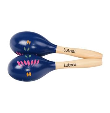 M0 Деревянные маракасы на ручке диаметр 6.1cм, длина 21см. Fleet-0