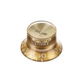 KG-130V Ручка потенциометра, Volume, золото, метрическая, Hosco