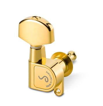 10010523.02.36 M6 180 Комплект одиночной колковой механики, 3л+3п, большие, золото, Schaller-0