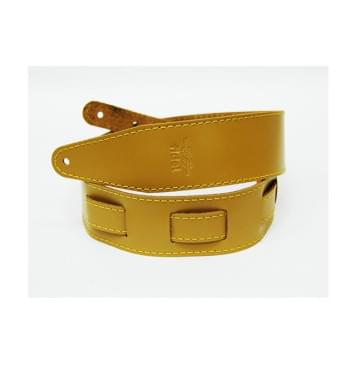 FL111060LP Premier Ремень для гитары, кожаный, горчица, Fidel-0