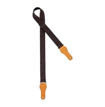 OCS-200U Casual Ремень для укулеле, хлопок, черный, Ortega-0