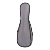ЛЧУ1-СЕРЫЙ Чехол для укулеле сопрано, серый, Lutner