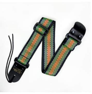 TN5-019-YLW Ремень для гитары, двухслойный полиэстер, 1221-0