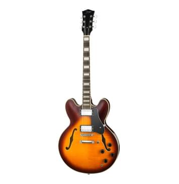 S-G16-3TS Электрогитара арктоп, санберст, Smiger-0