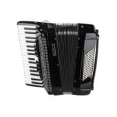 JH2017-BLACK Аккордеон 37/96/7/2, черный, с футляром, Aurus