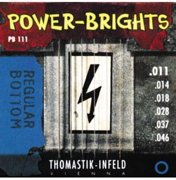 PB111 Power-Brights Regular Bottom Комплект струн для электрогитары, 11-46, Thomastik-0
