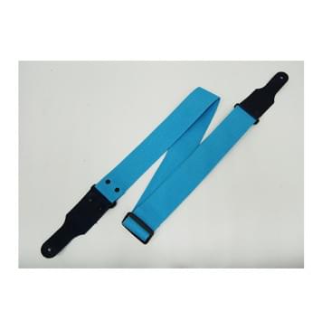 FL00231C Cotton Ремень для гитары, хлопок, голубой, Fidel-0