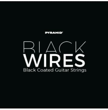 441100 Black Wires Комплект струн для электрогитары, никелированные, с покрытием, 10-46, Pyramid-0