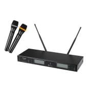 LS-Q5-2M Двухканальная вокальная радиосистема, 2 ручных передатчика, LAudio
