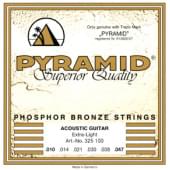 325100 Phosphor Bronze Комплект струн для акустической гитары, 10-47, Pyramid