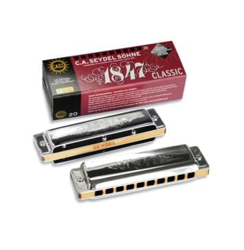 16201HBB 1847 Classic High Bb Губная гармошка, Seydel Sohne-0