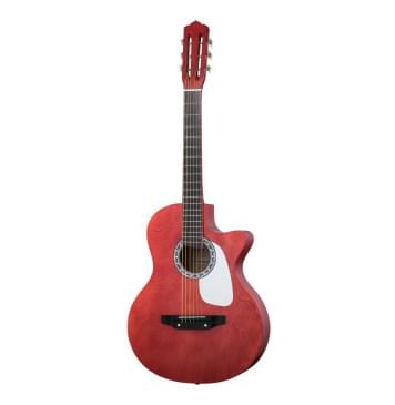 ACD-41A-34d-MAH Акустическая гитара, с вырезом, цвет красное дерево, глянцевая, АККОРД-0