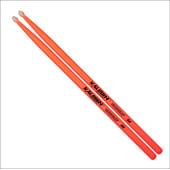 7KLHBOR5A 5A Барабанные палочки, граб, флуоресцентные оранжевые, Kaledin Drumsticks