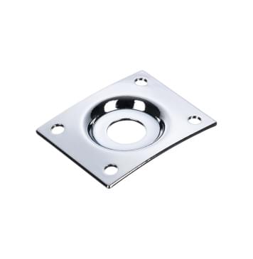 HJ005-CR Накладка выходного разъема гитары, хром, Paxphil-0