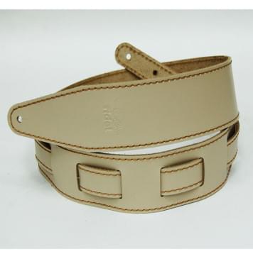 FL111040LP Premier Ремень для гитары, кожаный, капучино, Fidel-0