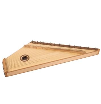 GU-11.32.15.56900 Гусли Звончатые крыловидные Прима, 15 струн, тв.породы, макс., светлые, Гусельник-0