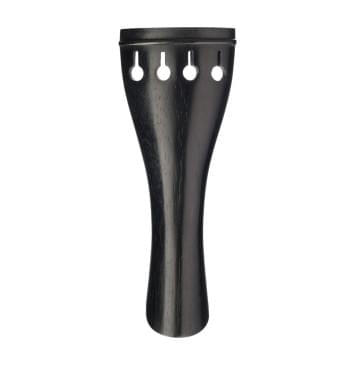 VT01E-1/4 Струнодержатель для скрипки, круглый. Материал - черное дерево. WBO-0