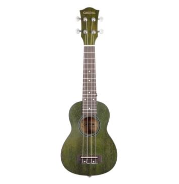 HH-2265 Mahogany Series Укулеле сопрано, с чехлом, зеленый, Cascha-0