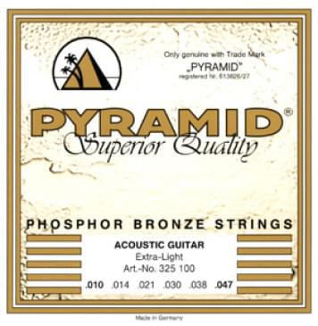 325100 Phosphor Bronze Комплект струн для акустической гитары, 10-47, Pyramid-0
