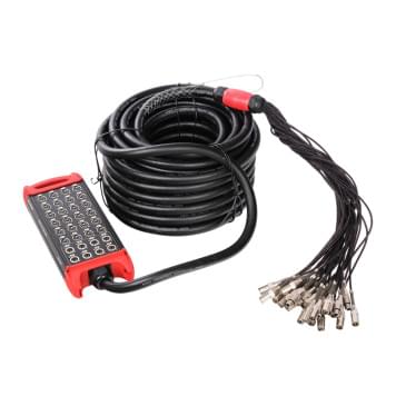 BCB407-30m Сценическая коммутационная коробка 24хXLR входа + 8хXLR выходов, 30м, Soundking-0