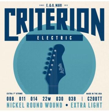 C200TT Criterion Комплект струн для электрогитары, никелированные, 8-38, La Bella-0