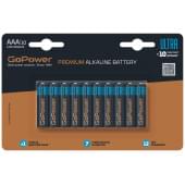 00-00026397 Ultra Элемент питания LR03 AAA Alkaline 1.5В, 10шт, GoPower