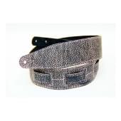 FL60037L21L Leather 21 Ремень для гитары, кожаный, гюрза, Fidel