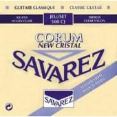 500CJ New Cristal Corum Комплект струн для классической гитары, сильное натяжение, посеребр, Savarez