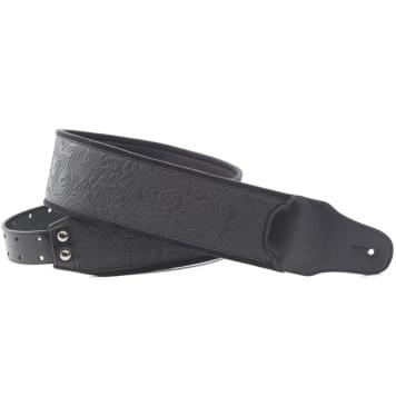 8401010100704 Groove Sandokan Black Ремень для гитары, RightOn Straps-0