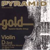 108100 Gold Комплект струн для скрипки 4/4, Pyramid