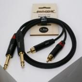 RCA2JM-3m Компонентный кабель 2хRCA - 2хjack, 3м, SHNOOR