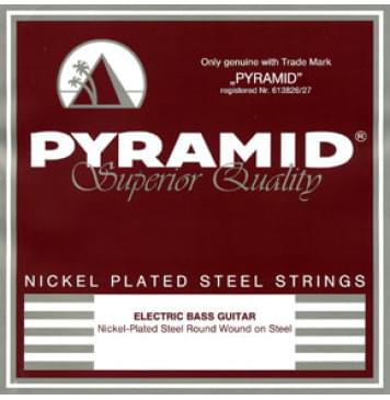 987100 Nickel Plated Комплект струн для бас-гитары, никелированные, 50-110, Pyramid-0