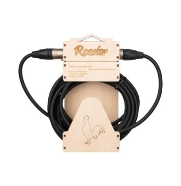 RUS0905 Кабель инструментальный XLR, 5м, прямые коннекторы, Rooster. RUS0905 Кабель инструментальный XLR, 5м, прямые коннекторы, Rooster.-0