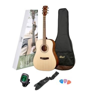 EARTHPACK-OP Earth Series Акустическая гитара+аксессуары, цвет натуральный, Cort-0